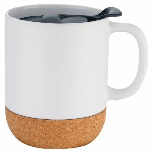 12 oz. Cork Bottom Ceramic Mug view 7