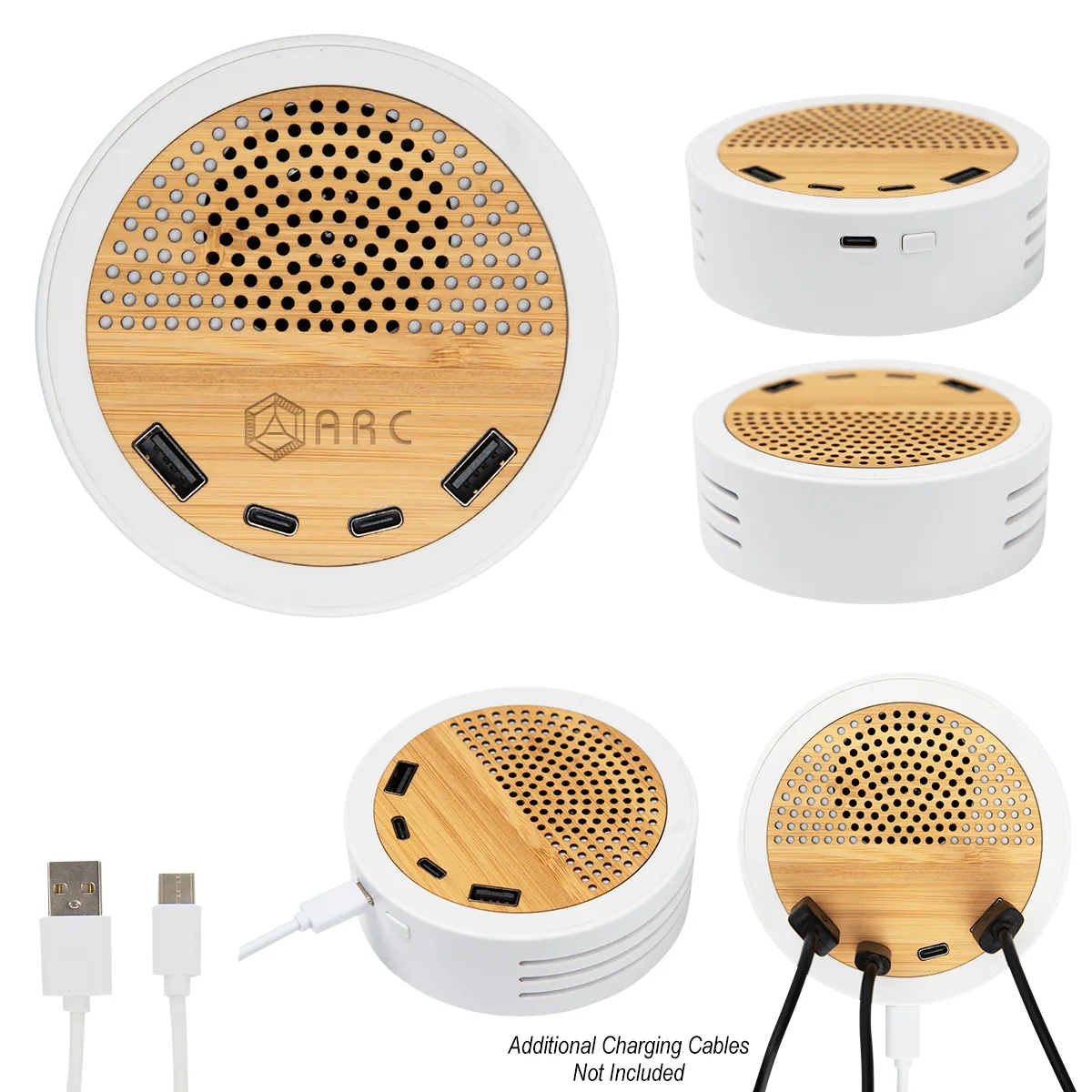 Rabs & Bamboo Speaker & Charger view 2