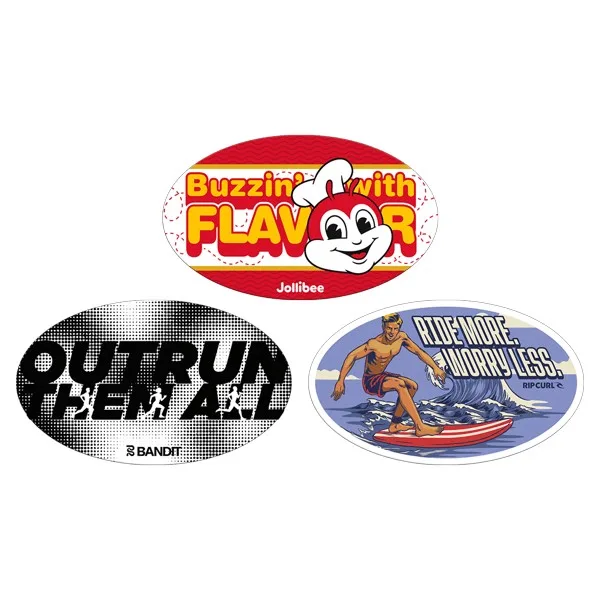 Tag Buddy 5" x 3" Oval All-Purpose Sticker