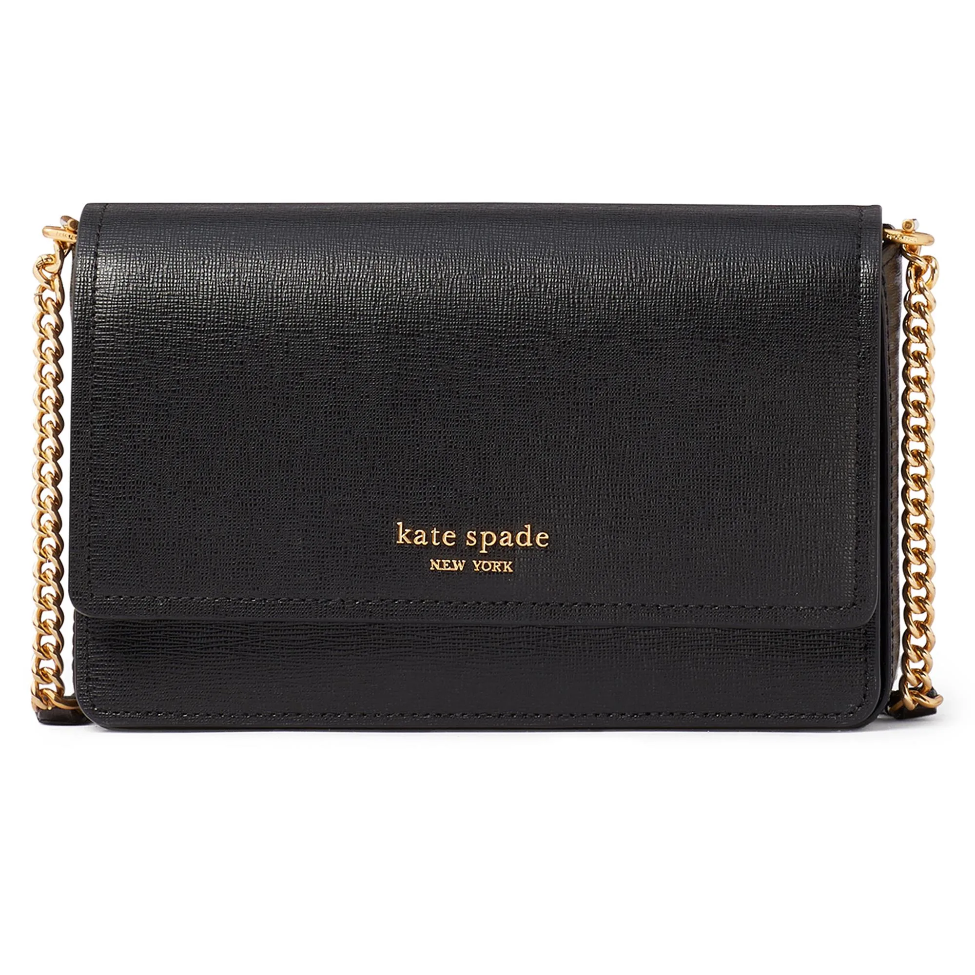 kate spade new york Morgan Flap Chain Wallet - Black