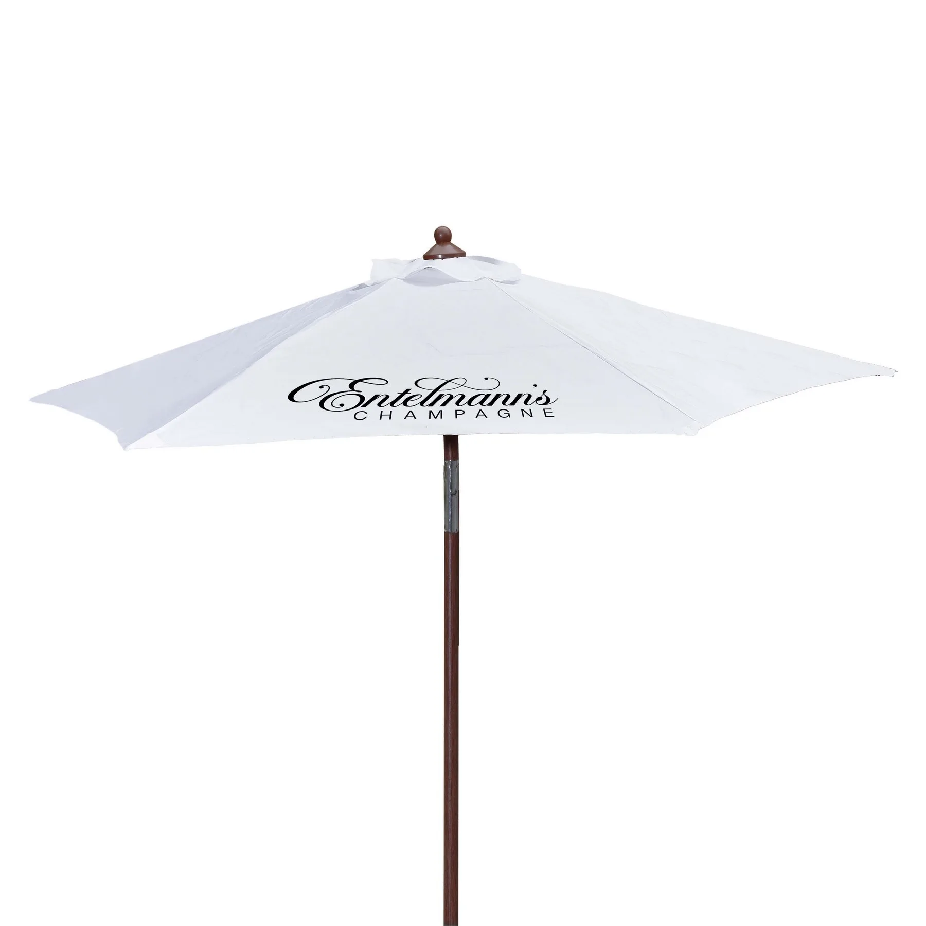 7' Wood Look Tilting Market Umbrella Kit (1 Imprint) view 5