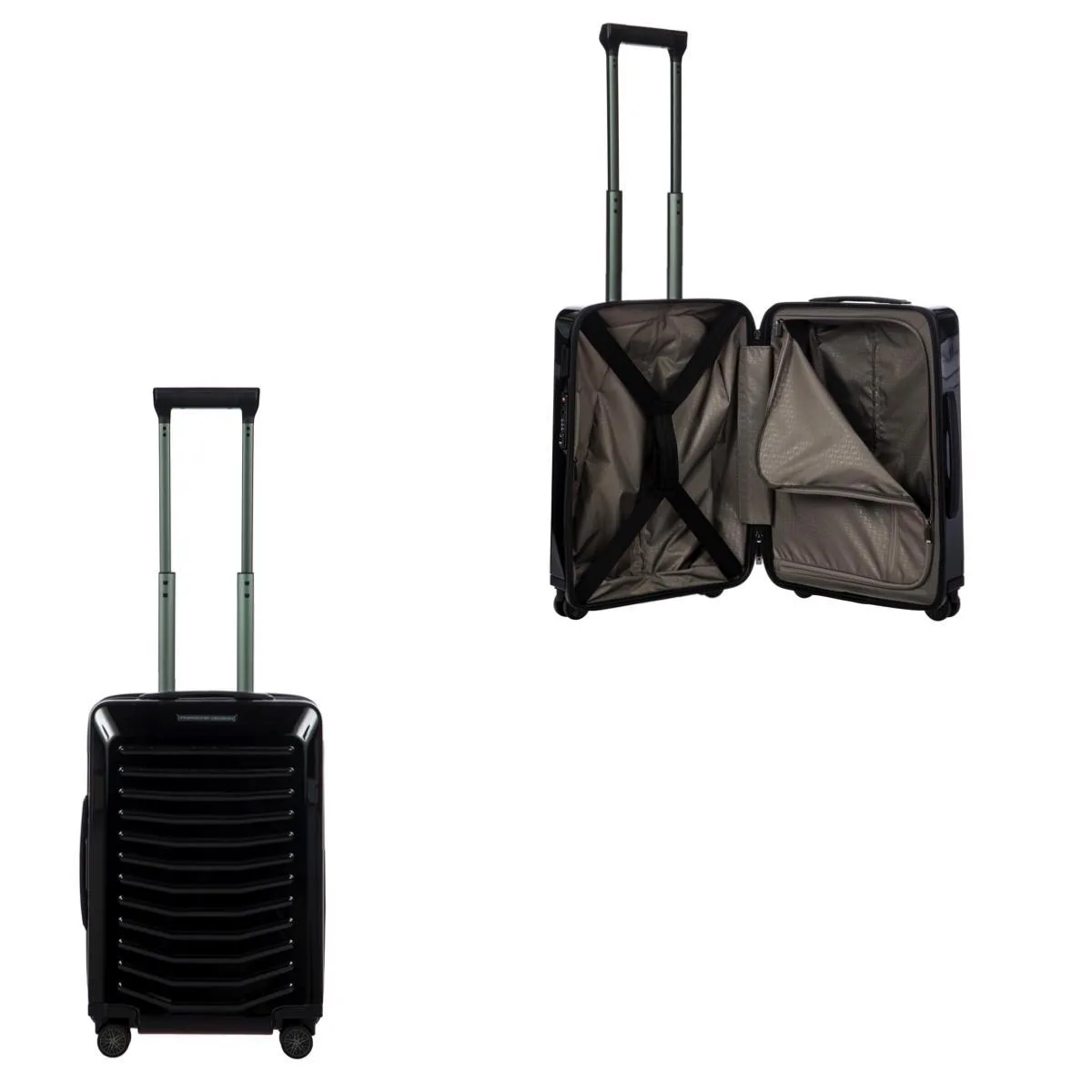 Bric's Porsche Roadster By Bric's 21" Spinner Luggage - Shiny Black