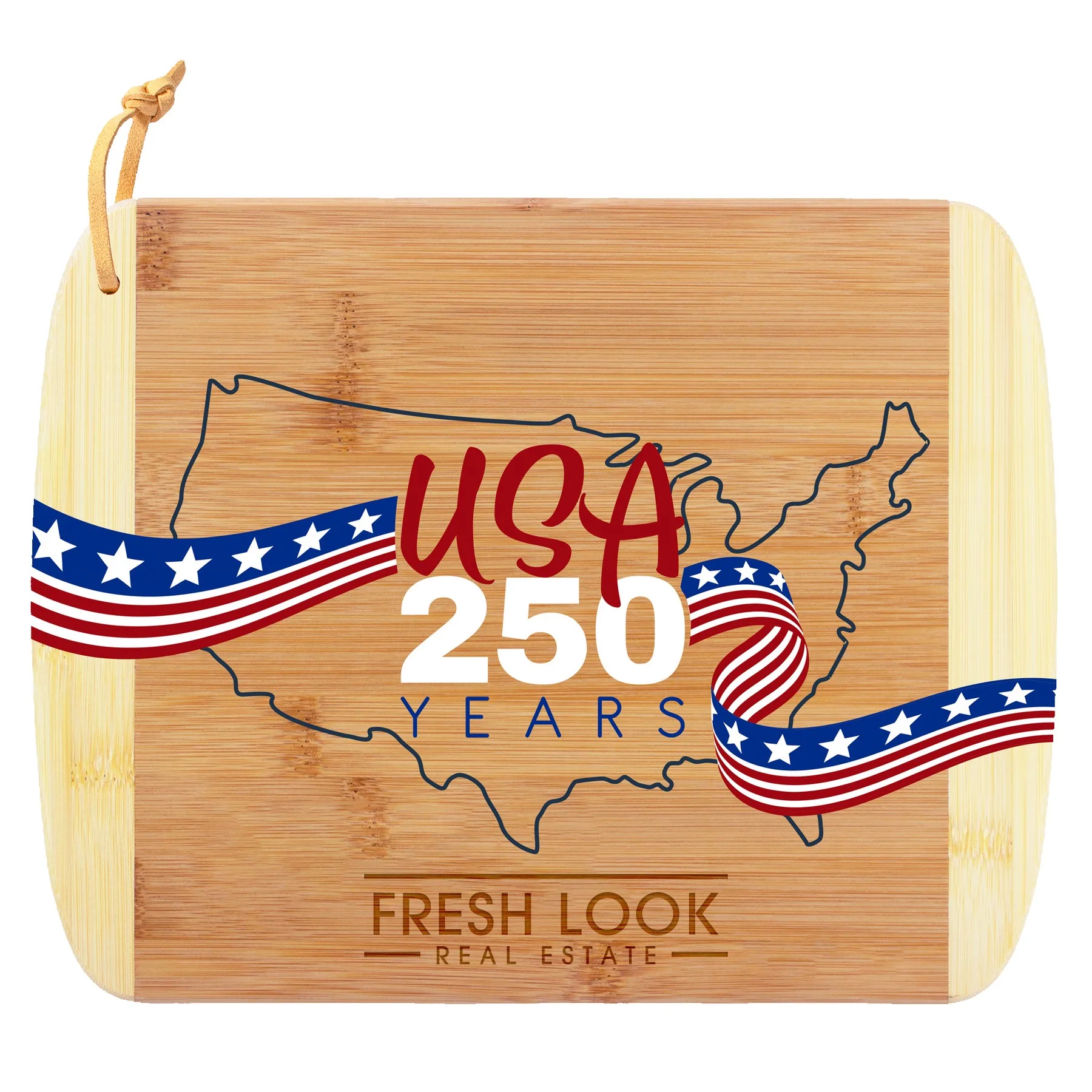 Limited Edition USA 250 Years 11" Two-Tone Cutting Board UV