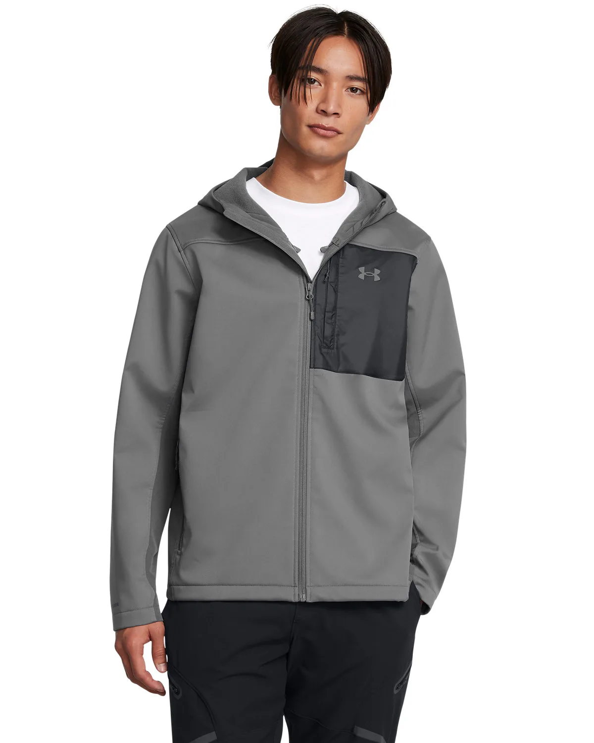 UNDER ARMOUR Men's CGI Shield 2.0 Hooded Jacket view 3