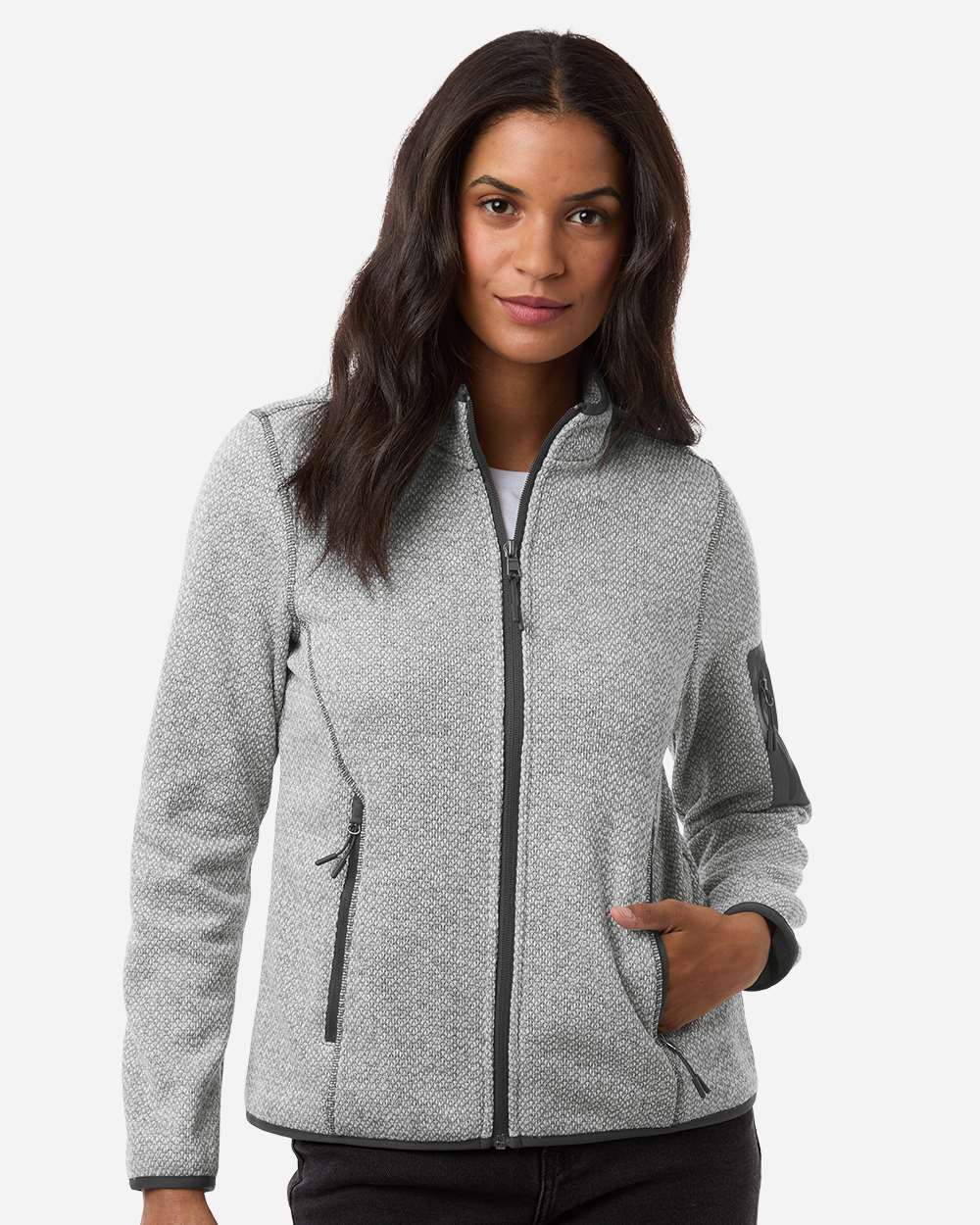 NORTH END® Women's Jasper Full-Zip Fleece Jacket view 3