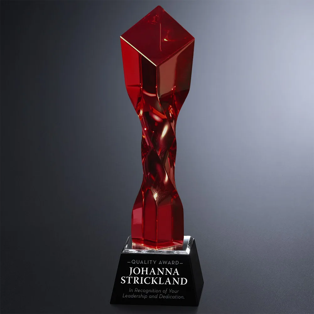 Twisted Diamond Award - Red