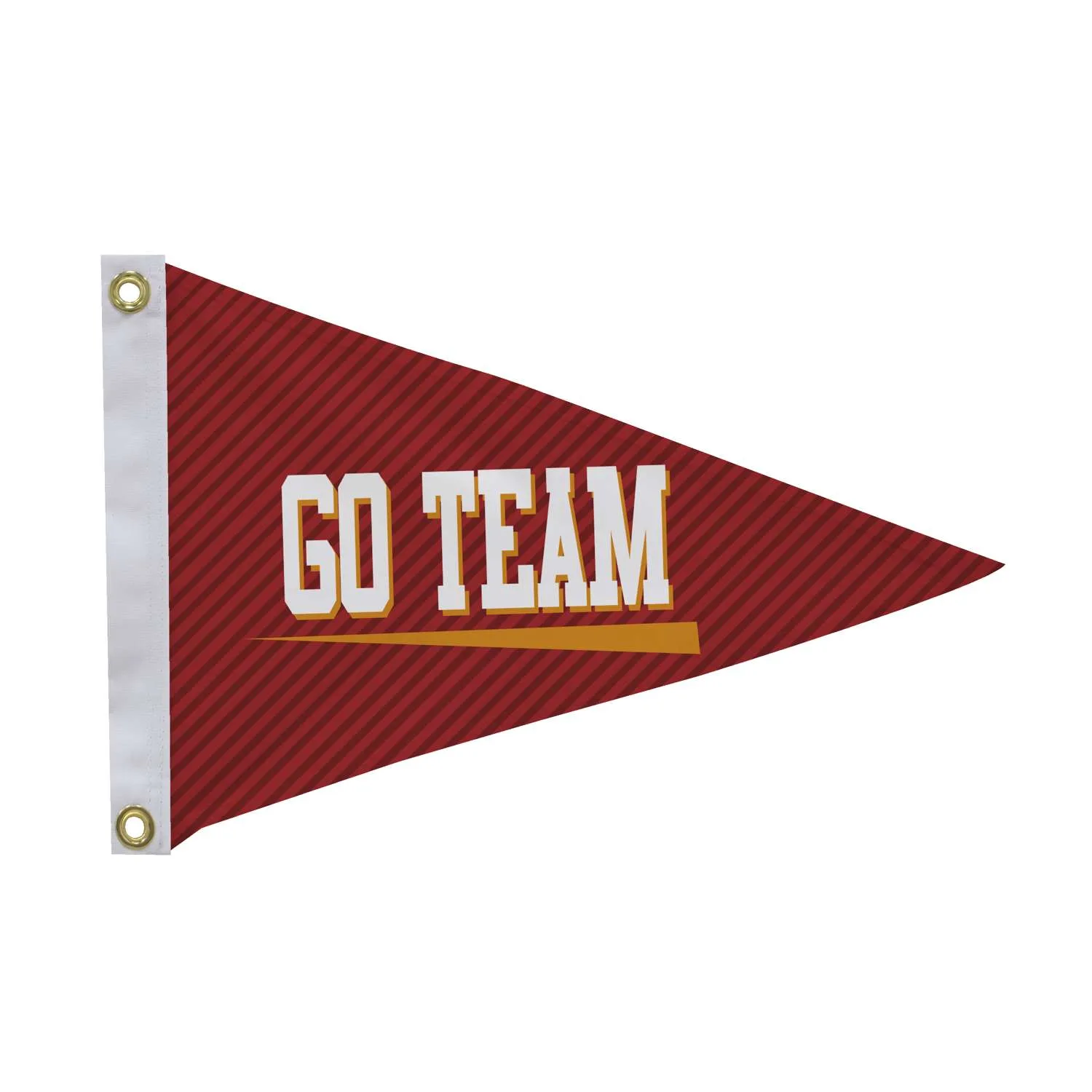 12" x 18" Nylon Pennant Flag Single-Sided