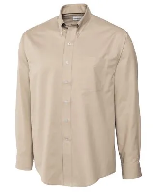 Cutter & Buck Epic Easy Care Fine Twill Mens Big and Tall Dress Shirt view 6