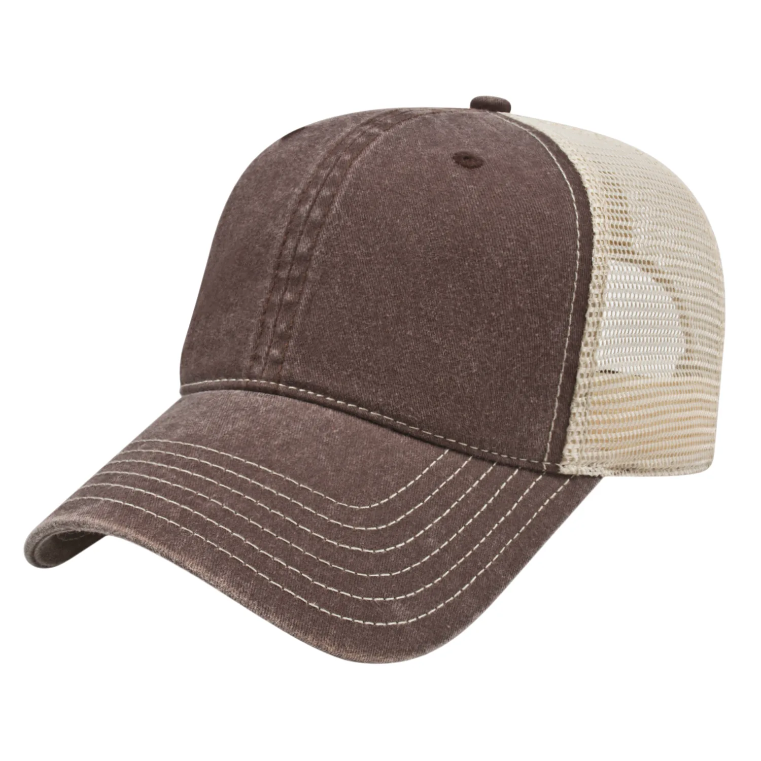 Washed Pigment Dyed Trucker Cap view 5