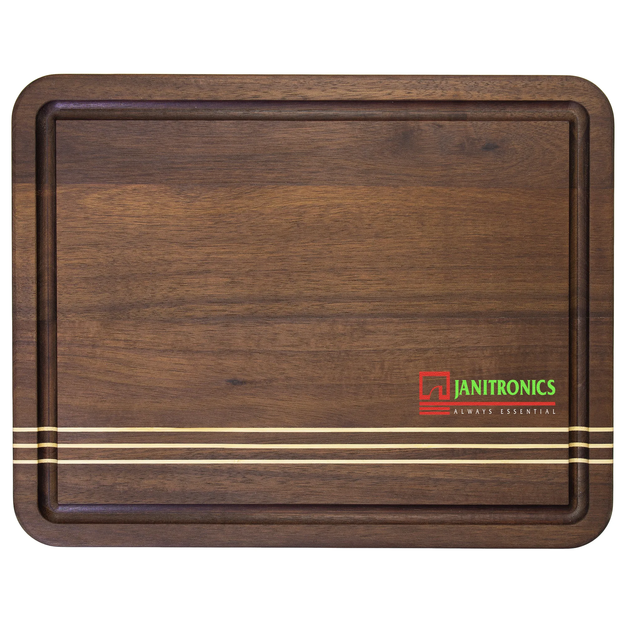 14" Rock & Branch® Dark Acacia Pinstripe Board