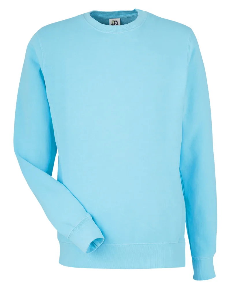 J. America® Unisex Pigment-Dyed Fleece Crewneck Sweatshirt