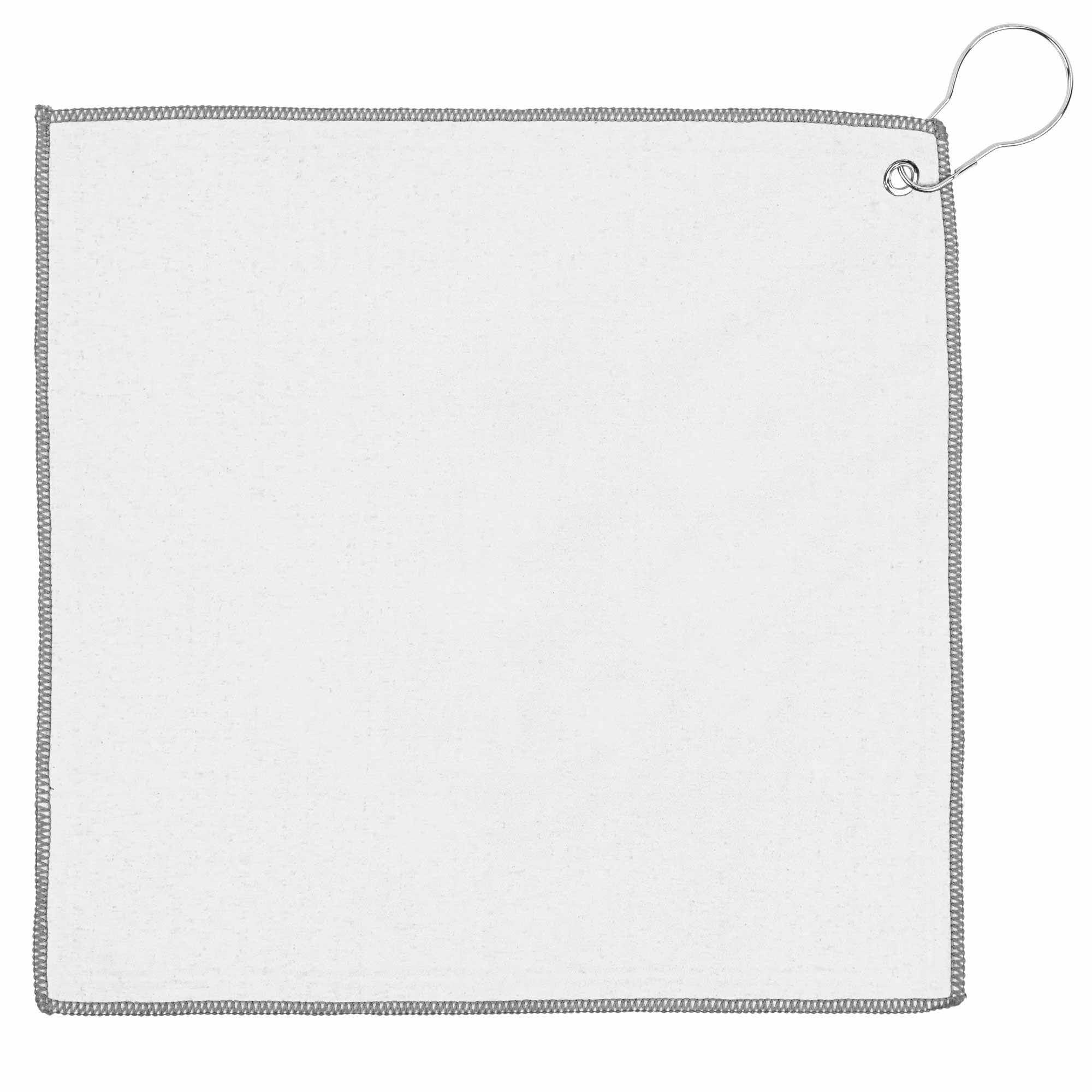 12" x 12" Recycled Golf Towel w/Carabiner view 5