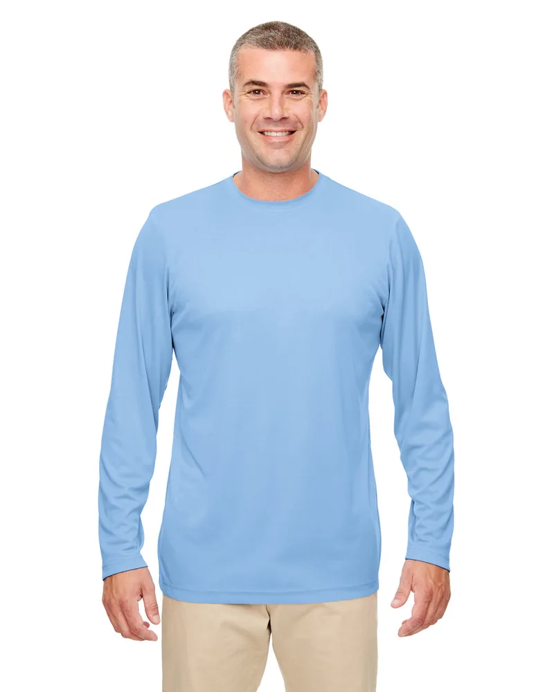 ULTRACLUB Men's Cool & Dry Performance Long-Sleeve Top view 5