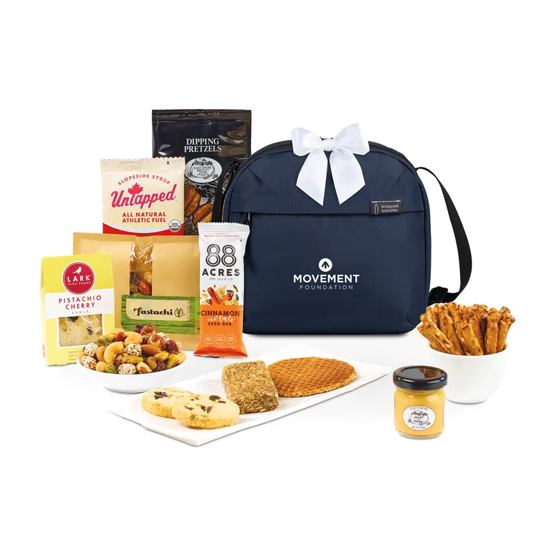 Out To Lunch Gourmet Treats Cooler - Navy