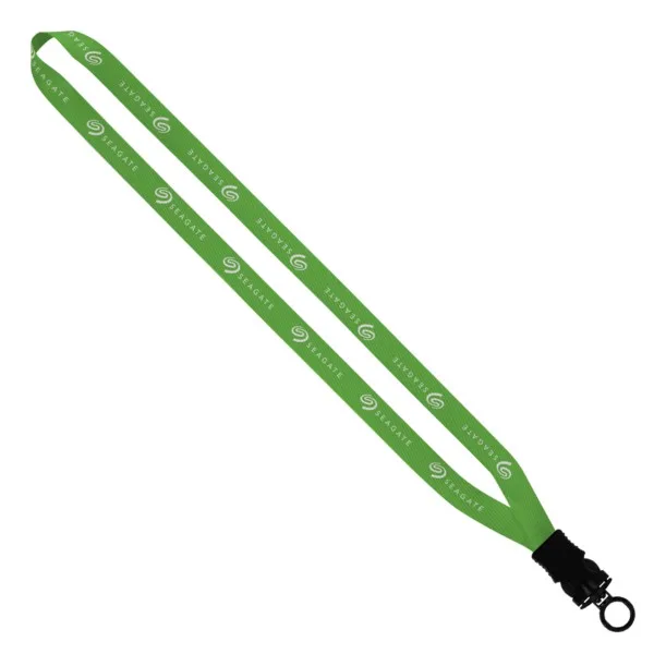 1/2" Dye-Sublimated Waffle Weave Lanyard view 2