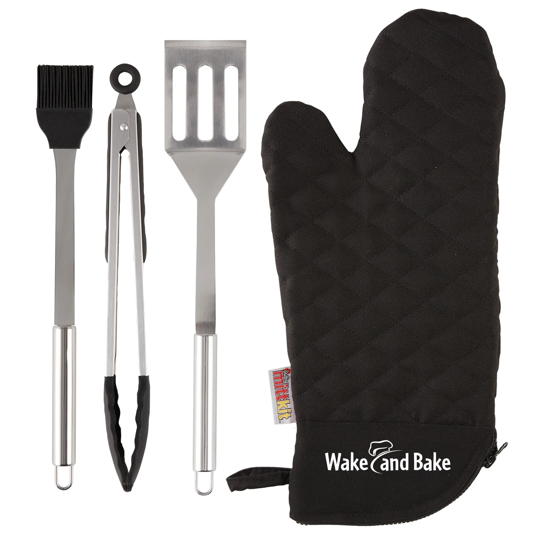 BBQ Grilling Mitt Kit view 4