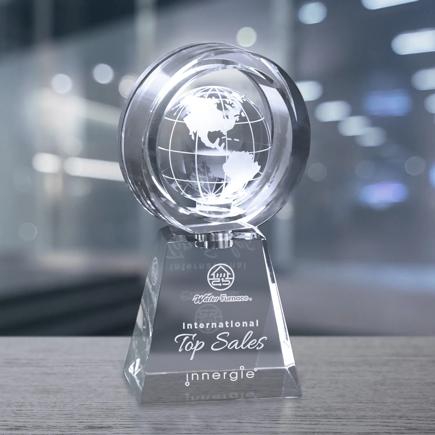 Awards In Motion&reg; Global Ring 9-1/4"