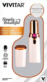 Health, Beauty & Fitness Vivitar Led Light Painless Hair Remover - White