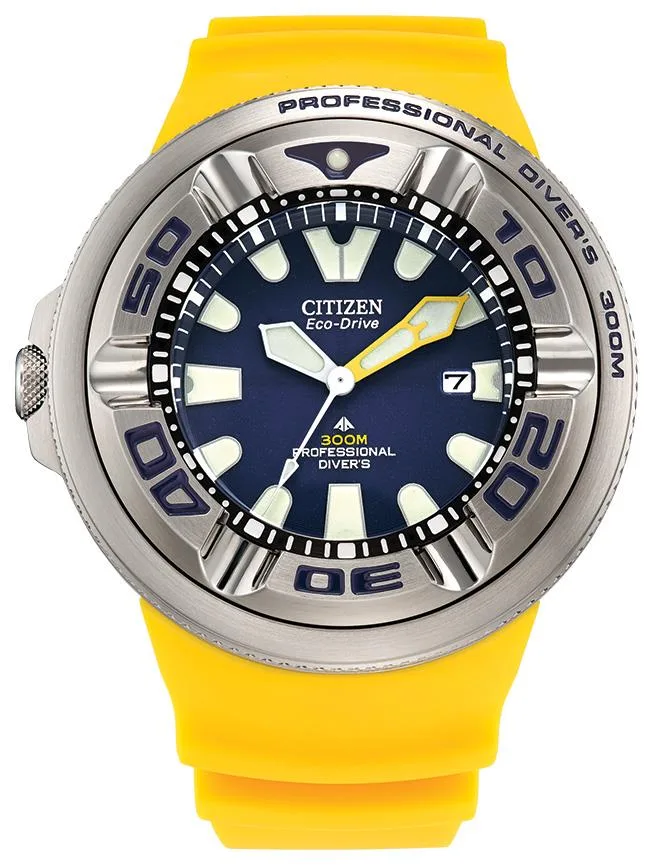 Citizen Watch Men's Promaster Dive Polyurethane Strap Watch Blue Dial
