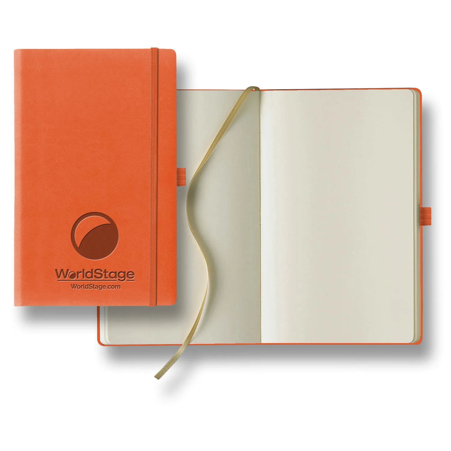 Castelli Tucson Medio Blank Ivory Page Journal view 3