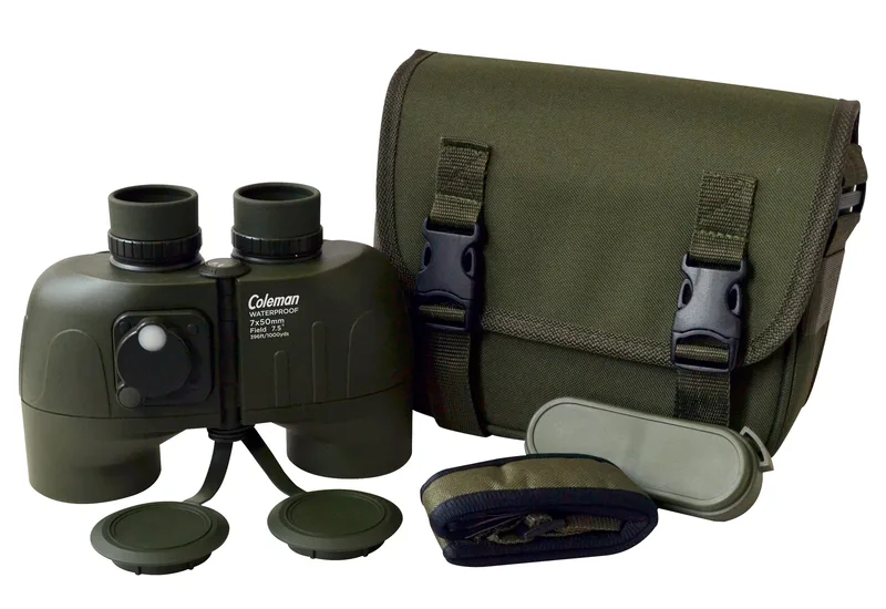 Coleman 7X50 Waterproof Binoculars With Internal Compass