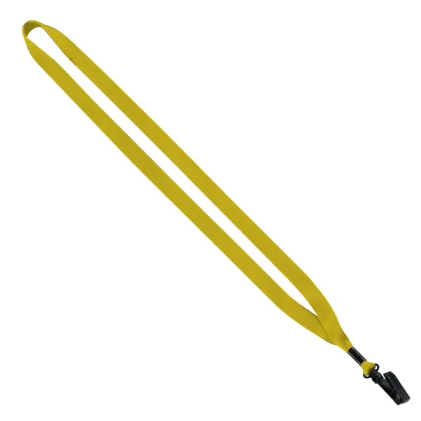 1/2" Polyester Lanyard with Plastic Bulldog Clip view 4