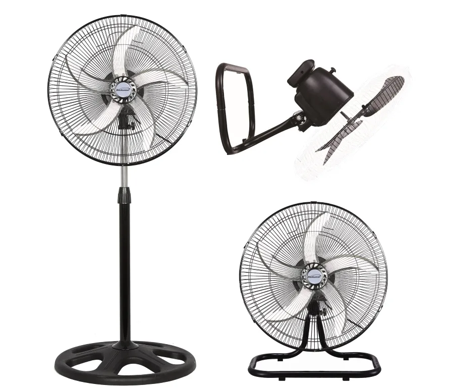 18'' Black Industrial ''3" 1'' Fan