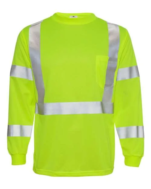 Kishigo® Unisex Long Sleeve Class 3 T-Shirt