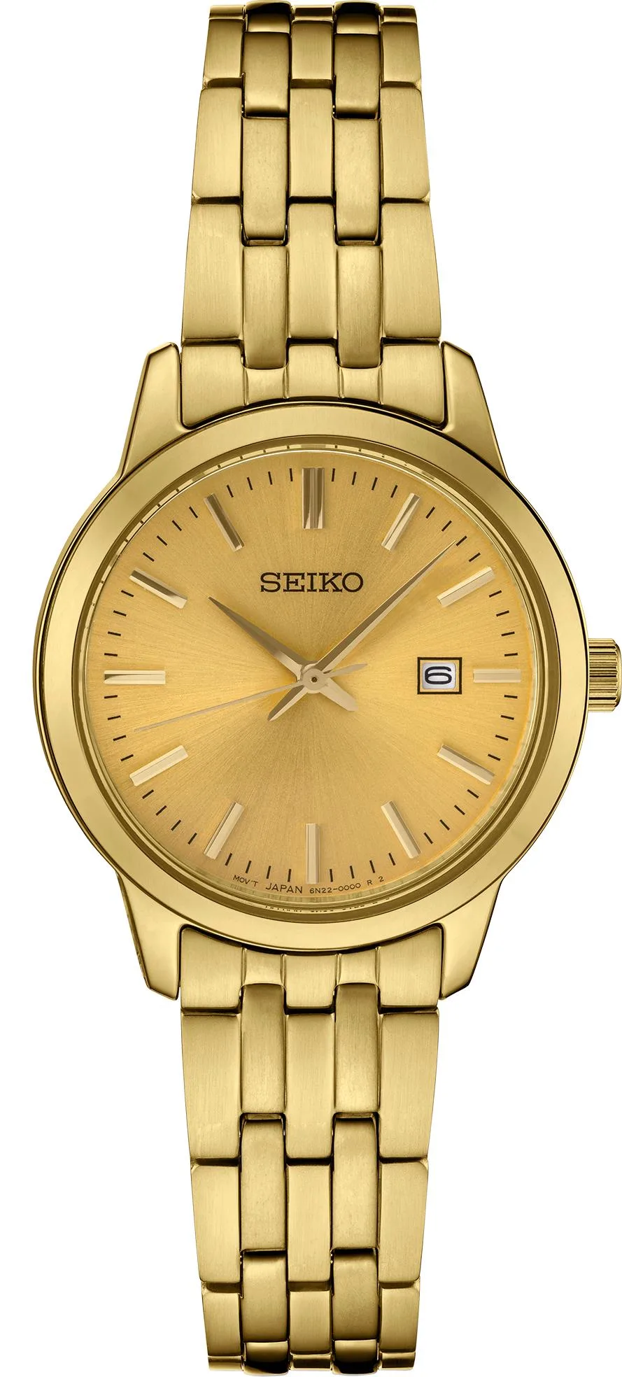 Seiko Watch Ladies Essential Champagne Dial