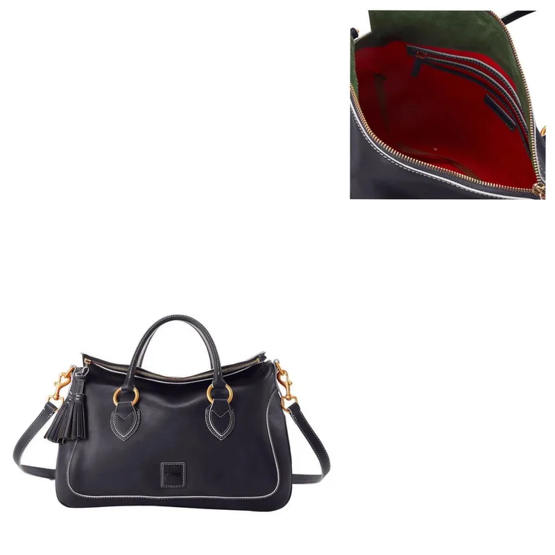 Dooney & Bourke Navy Florentine Large Satchel