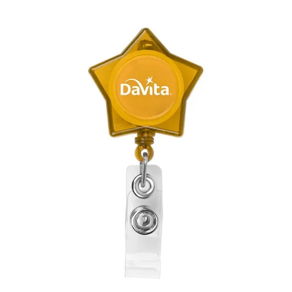 Star-Shaped Retractable Badge Holder view 7
