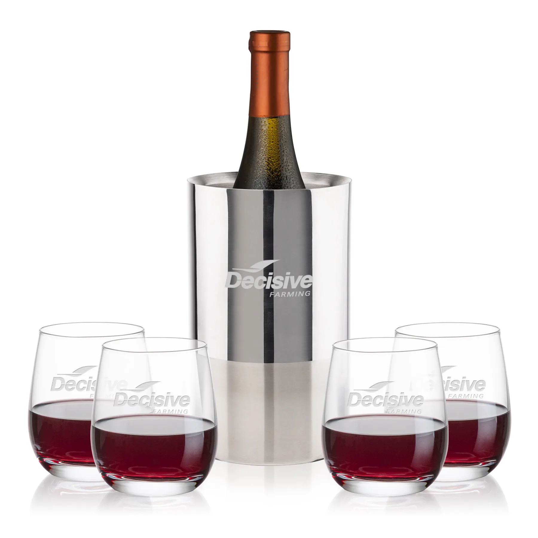 Catania Cooler Set, Laser Engraving, Set of 5