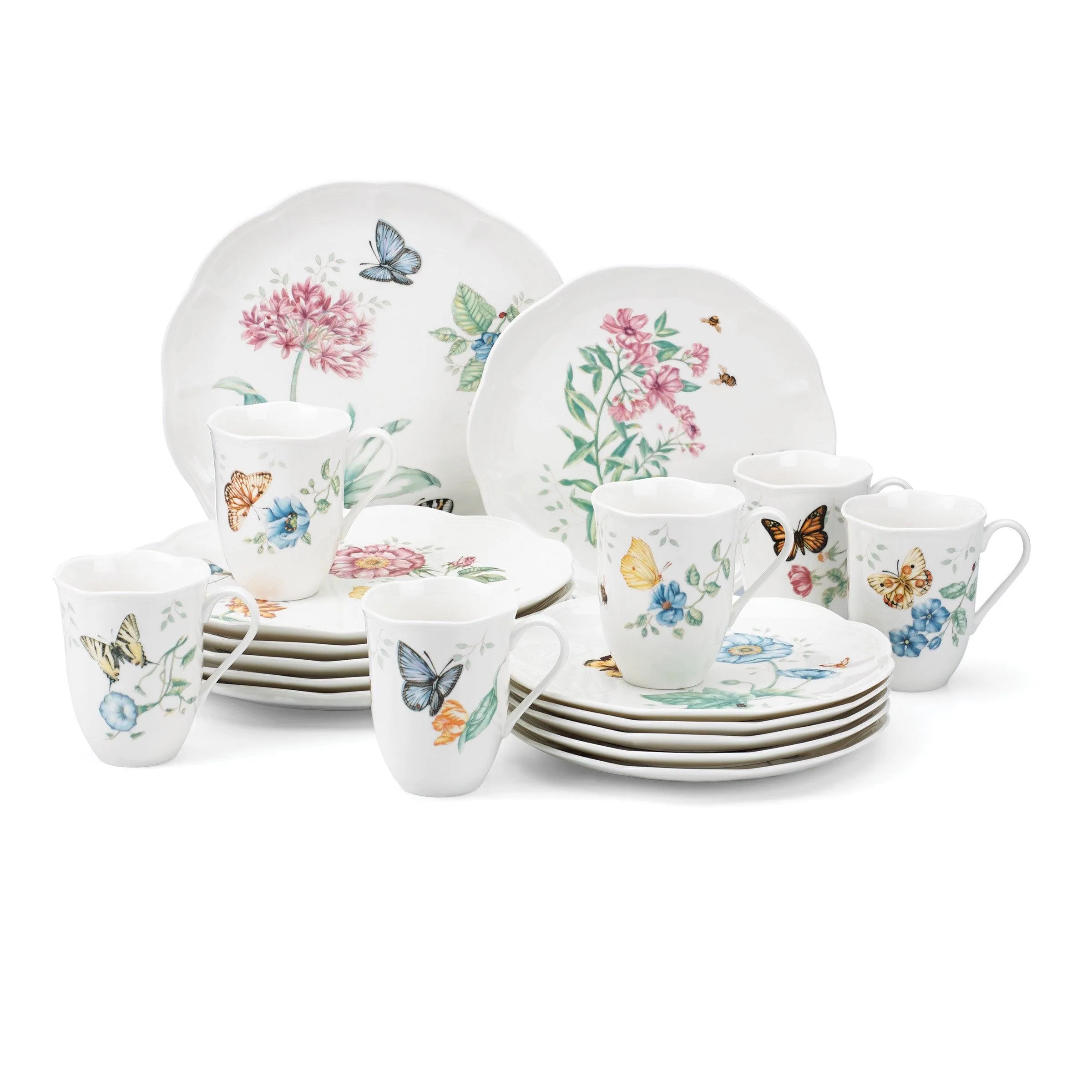 Lenox Butterfly Meadow 18Pc Dinnerware Set