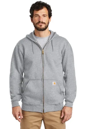Carhartt ® Midweight Hooded Zip-Front Sweatshirt. view 3