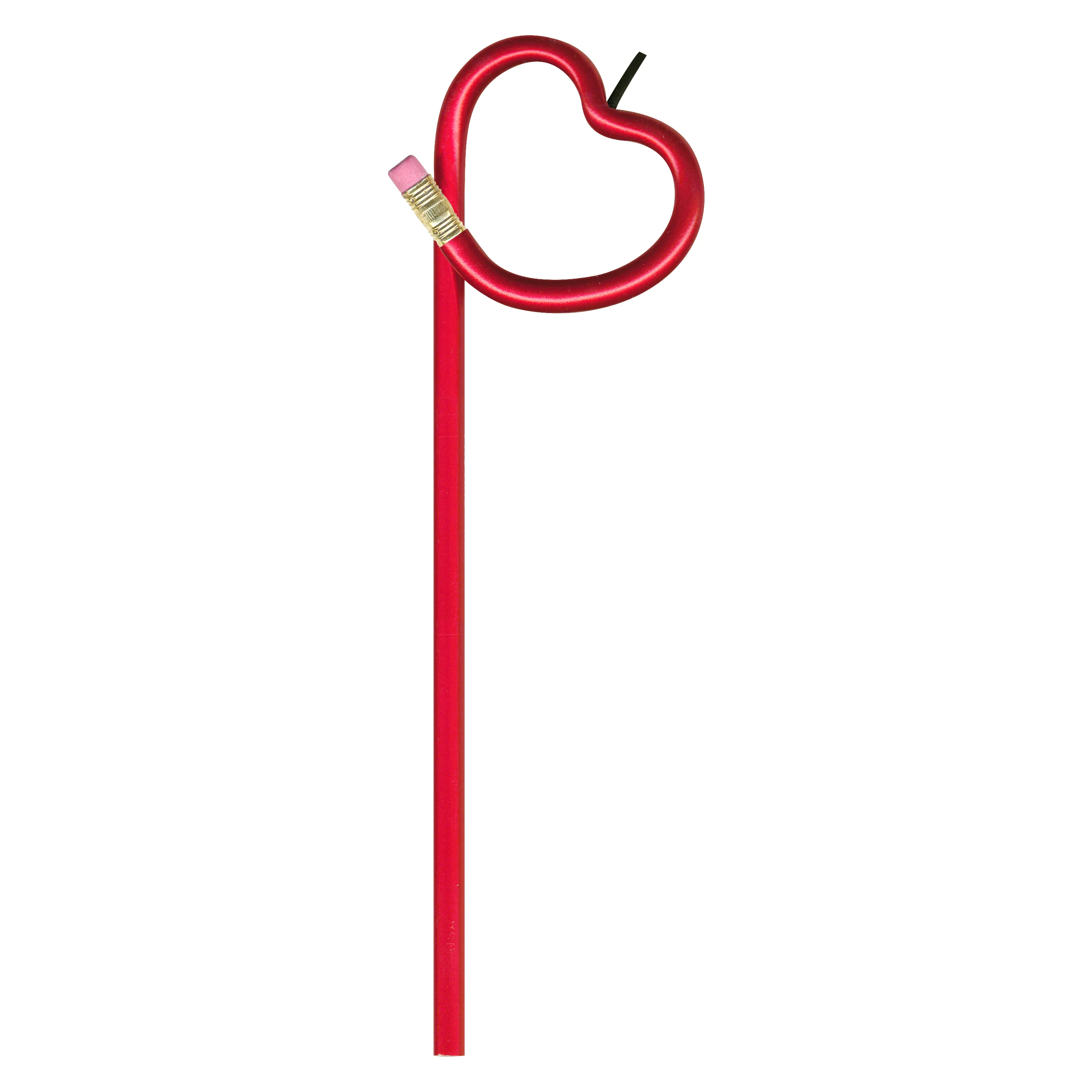 Apple w/Stem Bentcil, Bent #2 Pencil view 2