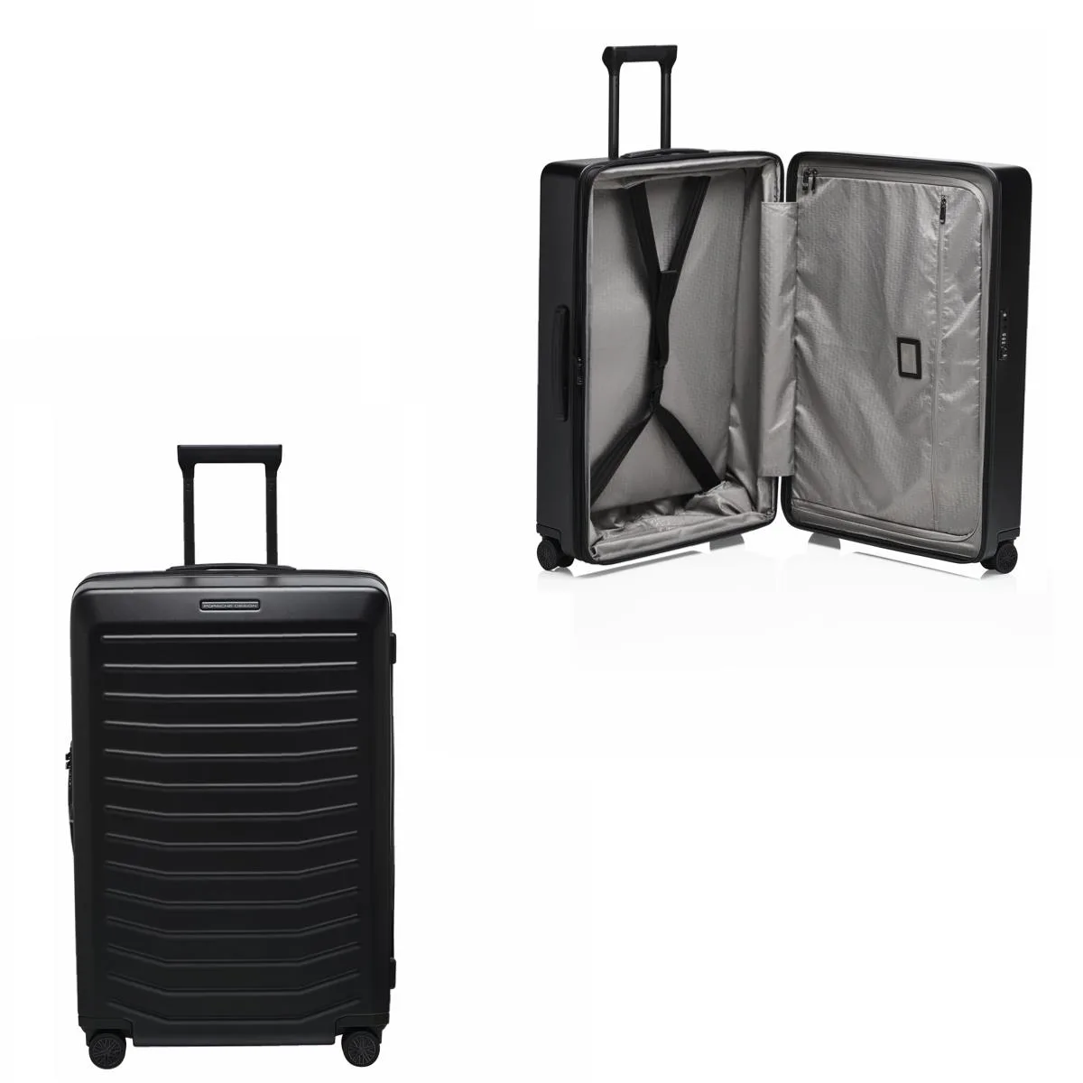 Bric's Porsche Roadster By Bric's 30" Expandable Spinner Luggage - Black Matte