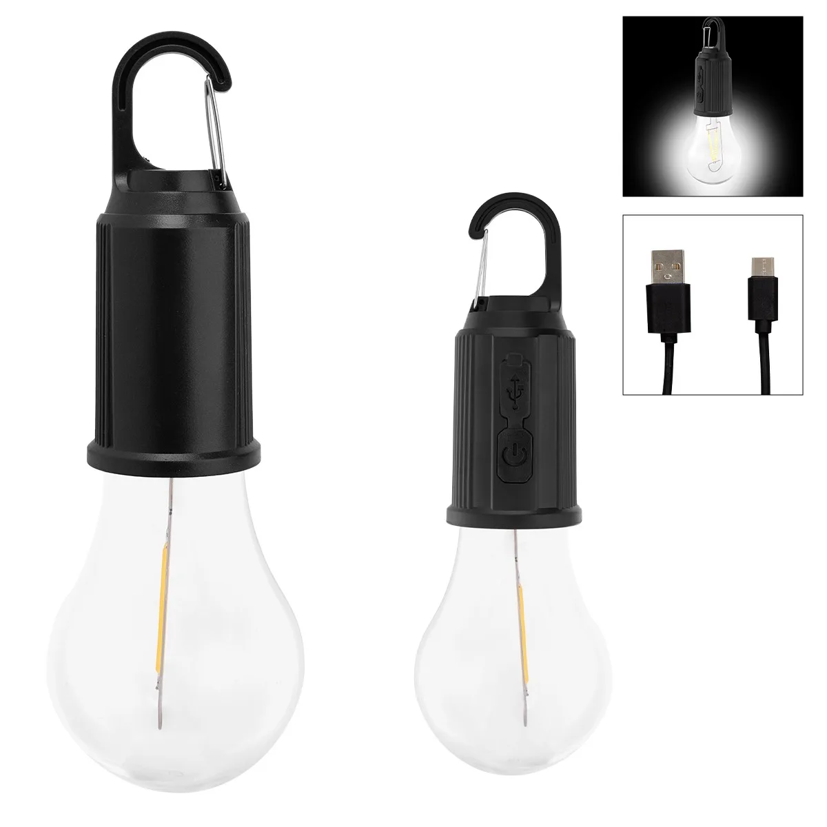Rechargeable Vintage Bulb Light view 3