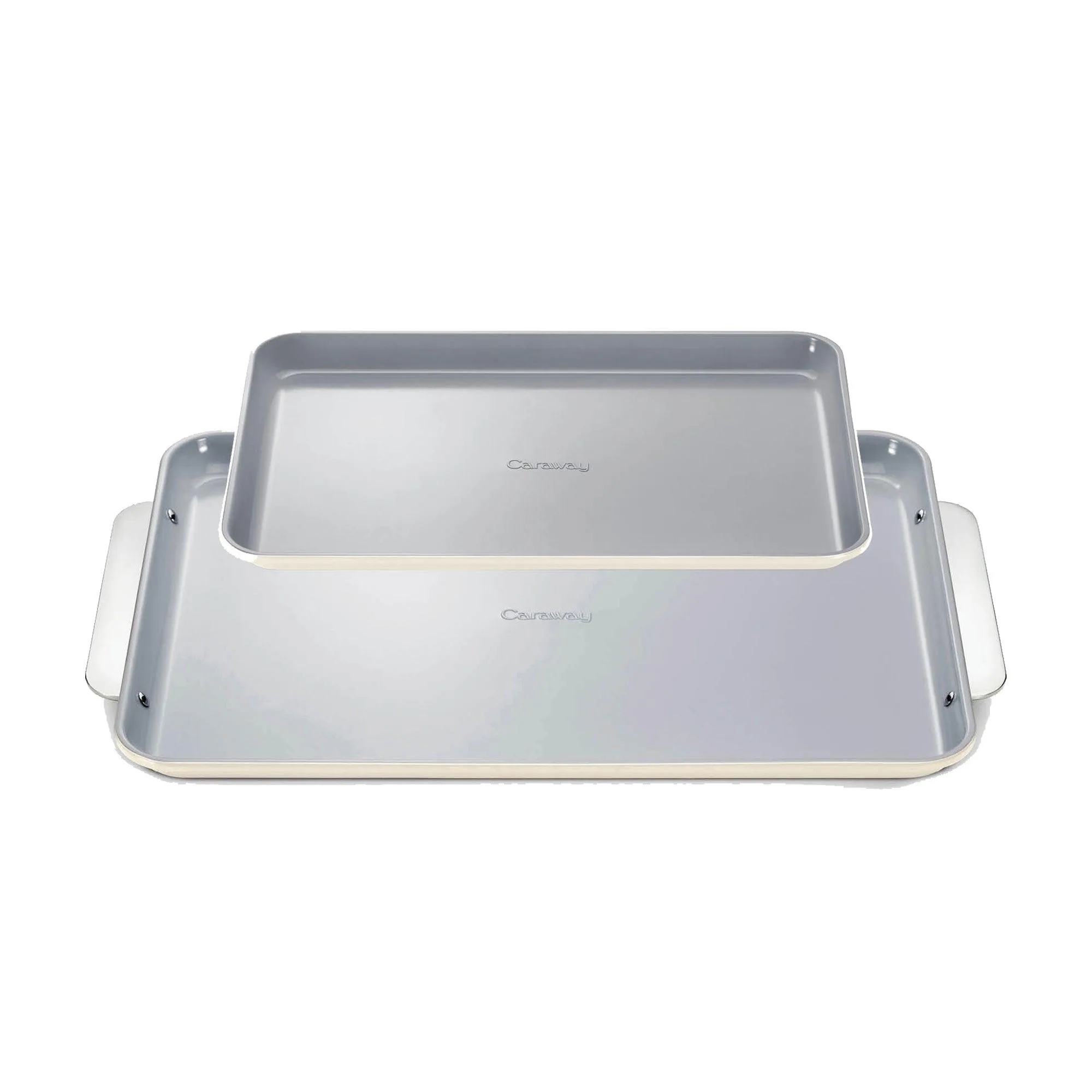 Caraway Nonstick Ceramic Baking Sheet Duo - Cream