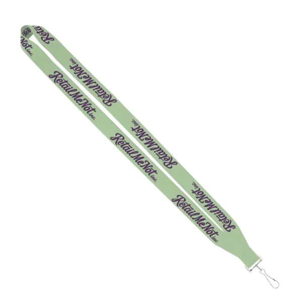IMPORT Rush 3/4" Dye-Sublimated Lanyard Sewn Silver Metal Split-Ring view 5