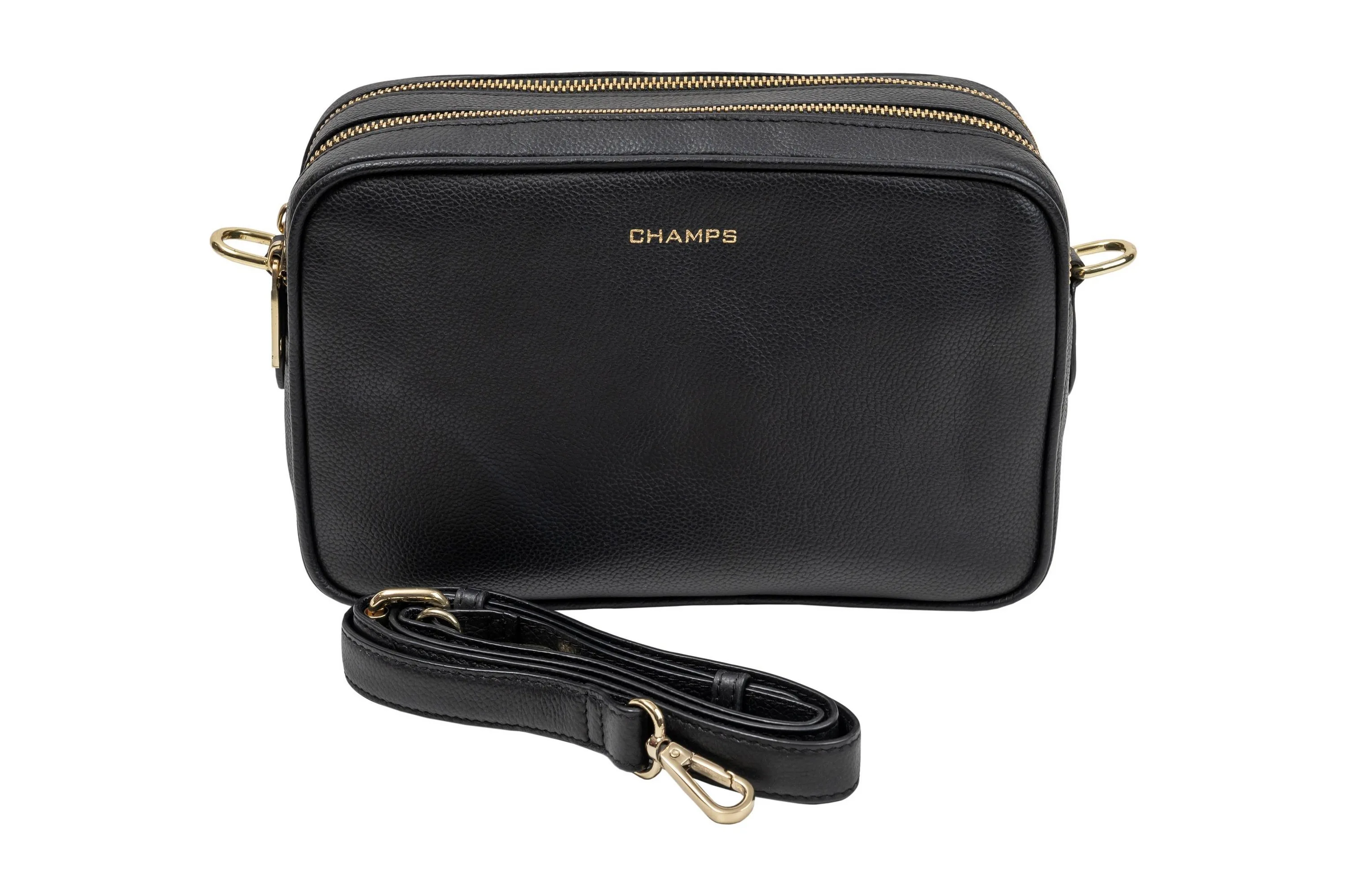 Champs Luggage Gala Collection Leather Bag Size 7.5"X9.5"X3.5"