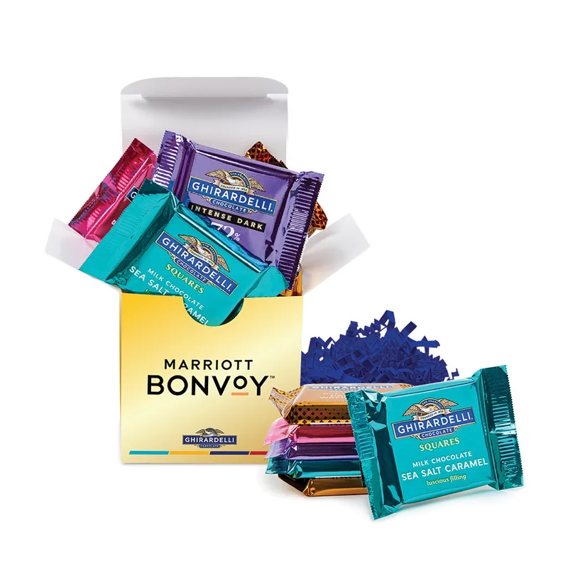 Desk Drop Box with Ghirardelli Chocolate Squares