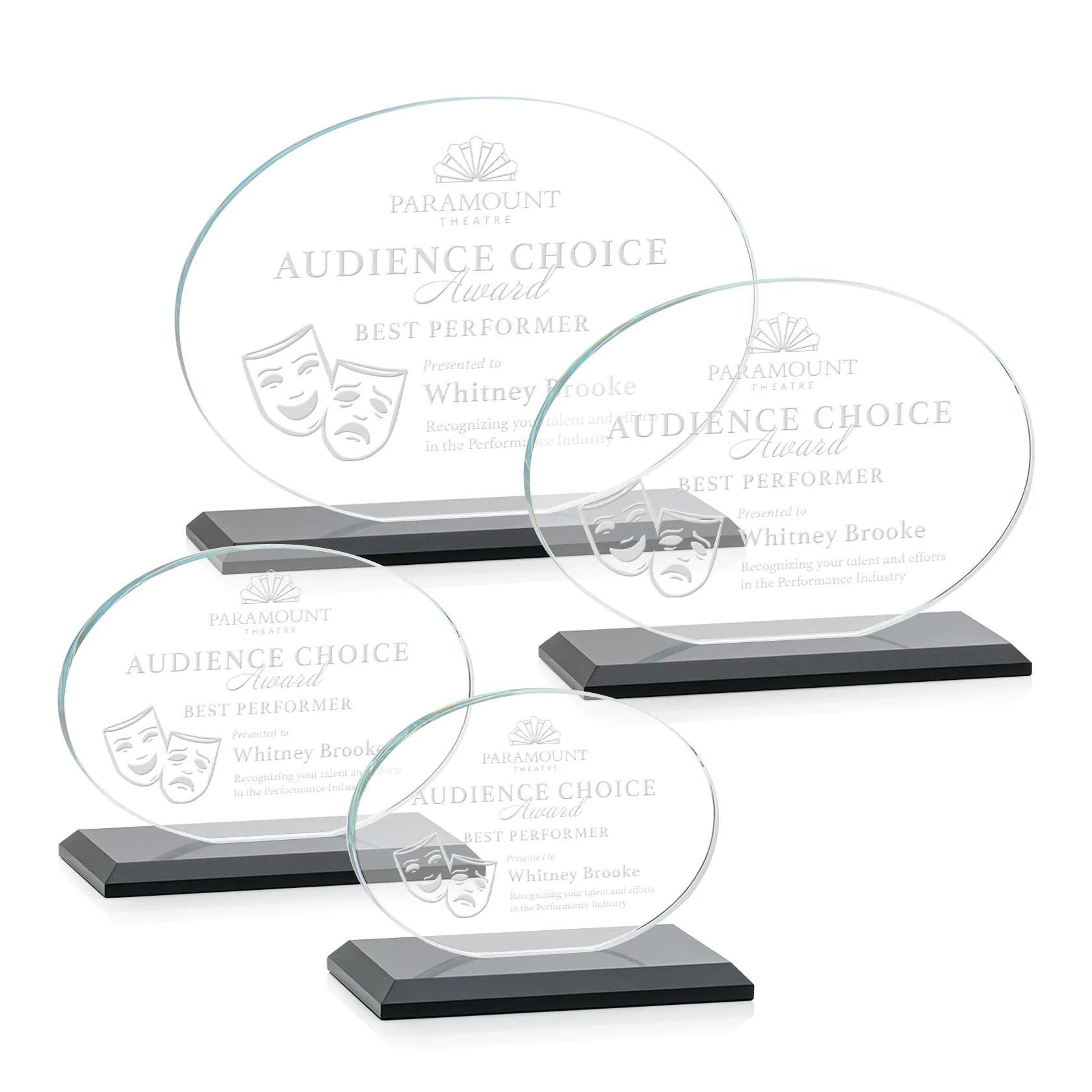 Deep Etch, Horizontal, Black