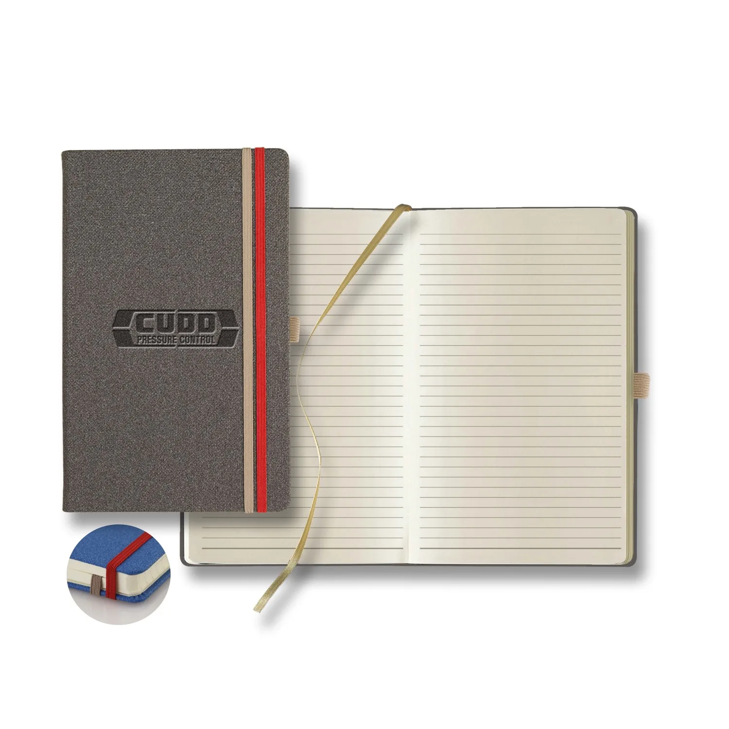 Castelli Bi Band Medio Lined Ivory Page Journal view 3