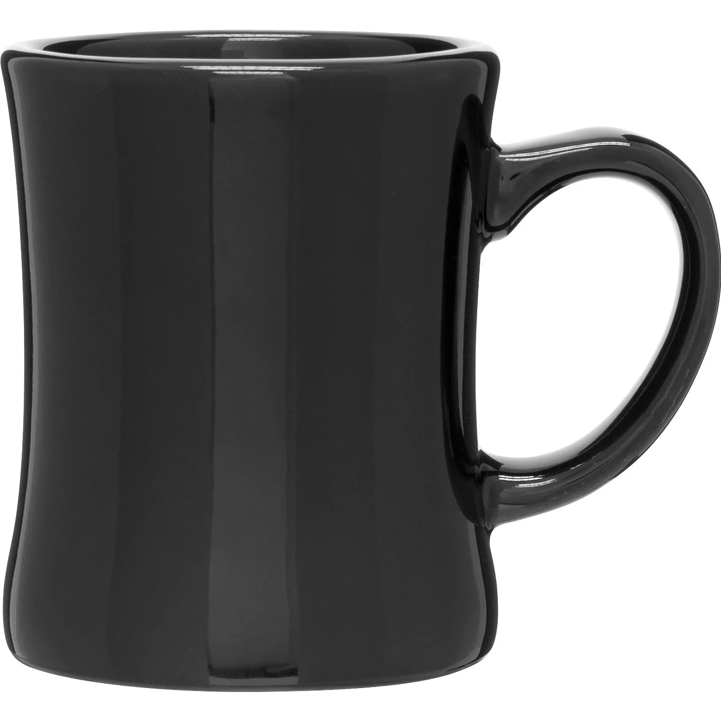 14 oz Luna Ceramic Mug (Black) view 2