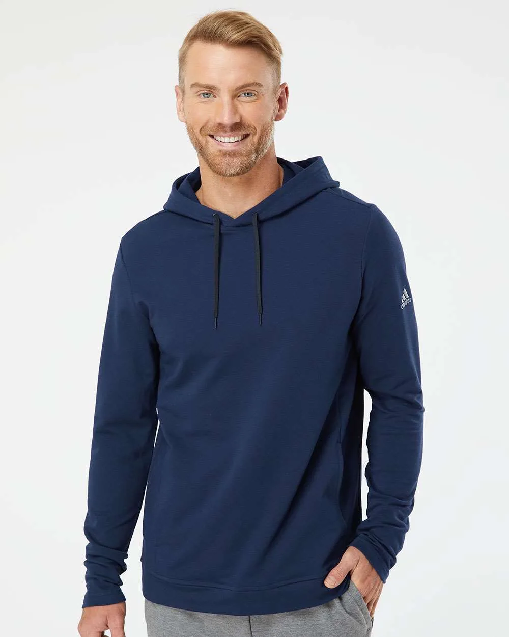 Adidas® Lightweight Hooded Sweatshirt view 3