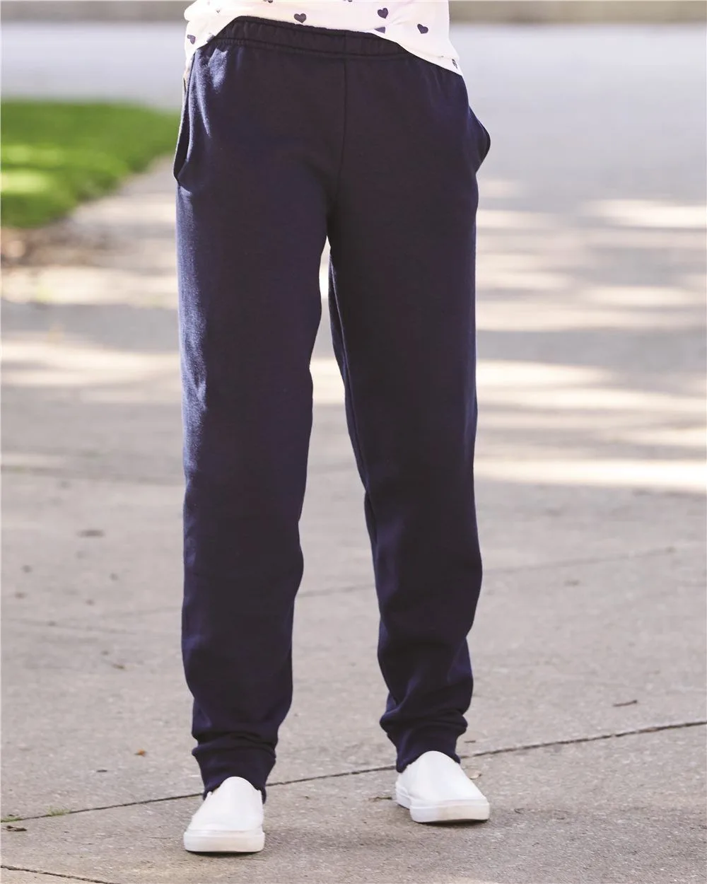 Jerzees® Youth NuBlend® Jogger Fleece Pants view 3