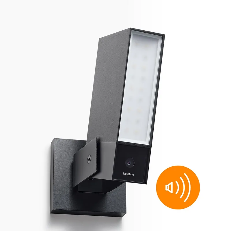 Netatmo Smart Black Outdoor Camera w/Siren