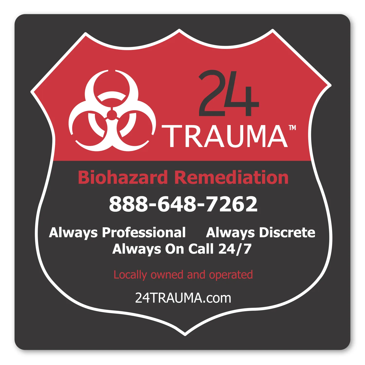 4 X 4" Sq Label