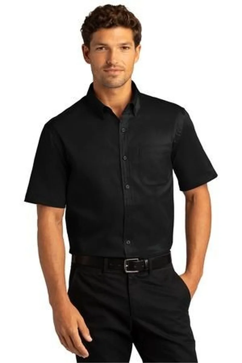 Port Authority® Short Sleeve SuperPro React™ Twill Shirt.