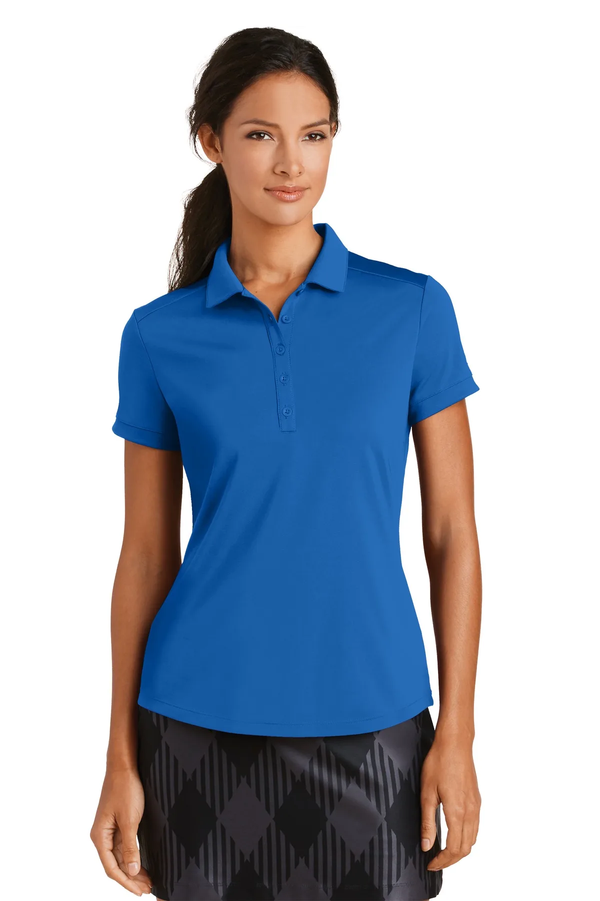 Nike Women's Dri-FIT Players Modern Fit Polo. view 2